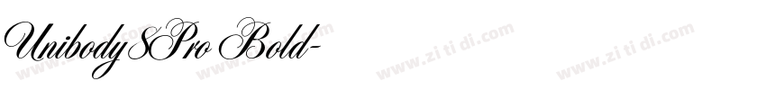 Unibody8Pro Bold字体转换